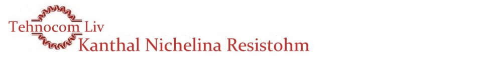 Bandă RESISTOHM din KANTHAL si NICHELINĂ - Platbandă rezistiva rezistenta Nikrothal profil plat - Nichel Fier si Fier Nichel Aluminiu - 